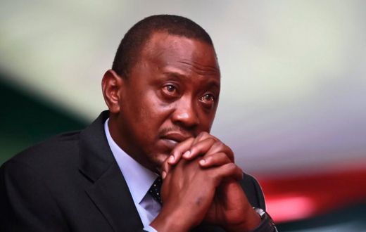 Kenya's president, Uhuru Kenyatta.