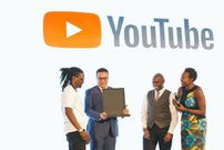 Comedian Njugush, Nyashinski, KTN Awarded by YouTube (Photos)