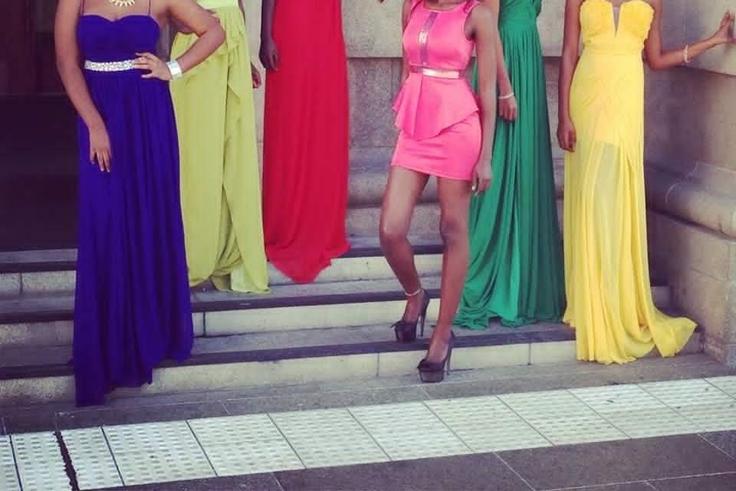Sylvia Wambui Karanja (in green) when she contested for the Miss Africa Perth crown
