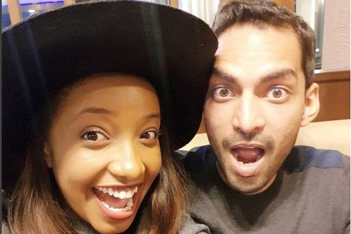 Anita Nderu and her Boyfriend DJ SunMan