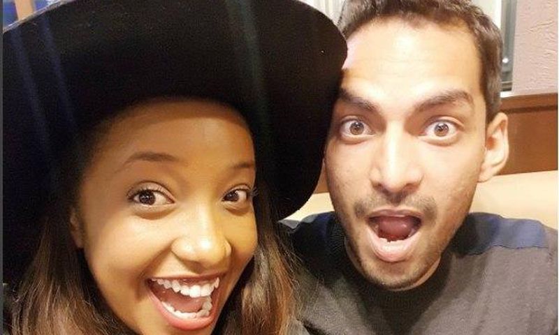 Anita Nderu and her Boyfriend DJ SunMan