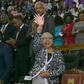 First Lady Margaret Kenyatta at Safaricom Indoor Arena, Kasarani during the Beyond Zero Summit on June 13, 2017.