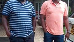 Senator Cleophas Malala with Sports CS Echesa. 3 journalists arrested for Senator’s photoshopped nudes