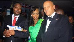 Anne Kiguta, Jomo Gecaga and a friend