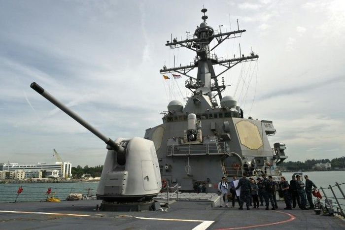 The sailor from USS Stethem was reported missing while the ship was conducting routine operations in the South China Sea