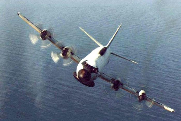 Two Chinese J-10 warplanes intercepted a US Navy EP-3 reconnaissance plane, similar to the one pictured here, in international air space west of the Korean Peninsula