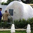 Cuban President Raul Castro (right) and Venezuelan President Nicolas Maduro pay their respects at the tomb of late Cuban leader Fidel Castro in Santiago de Cuba on August 15, 2017