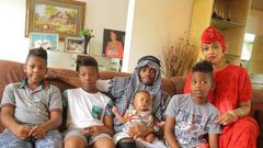 Diamond, Zari and sons of the late Ivan don