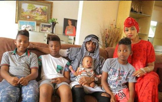 Diamond, Zari and sons of the late Ivan don