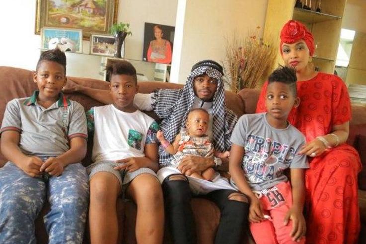 Diamond, Zari and sons of the late Ivan don