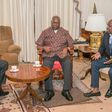 President Uhuru Kenyatta with senatro Gideon Moi during a past visit to former President Daniel Arap Moi (twitter)
