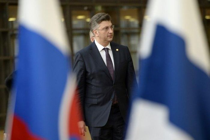 Croatia's conservative Prime Minister Andrej Plenkovic, seen in March 2017, is a 47-year-old former diplomat who came to power in October 2016