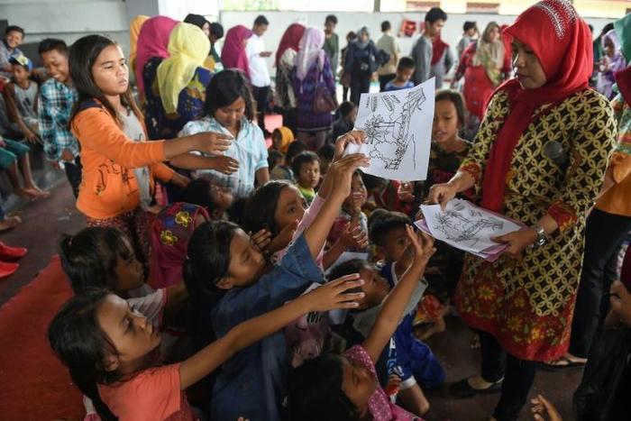 More than 40,000 people have been evacuated after the tsunami, including many left homeless