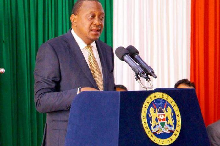 File image of President Uhuru Kenyatta. He has condoled with the family of Amb. Francis Muthaura