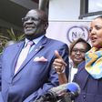 Education CS Amina Mohammed with Knec Chairman Professor George Magoha