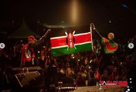 Diamond and his WCB crew bring Nairobi to standstill