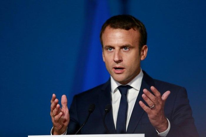 French President Emmanuel Macron said Europe is "the only place where individual freedom, the spirit of democracy and social justice are so fully linked"