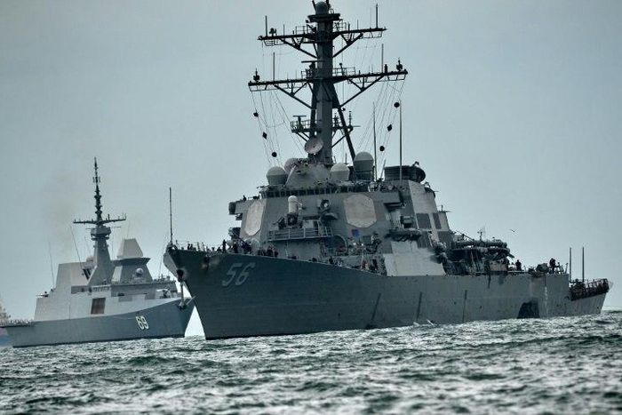 The latest accident happened before dawn in busy shipping lanes around the Strait of Singapore, and sent water flooding into the ship