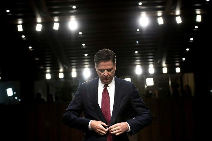 Ousted FBI director James Comey addressed the Senate Select Committee on Intelligence in his first public appearance since his ouster last month