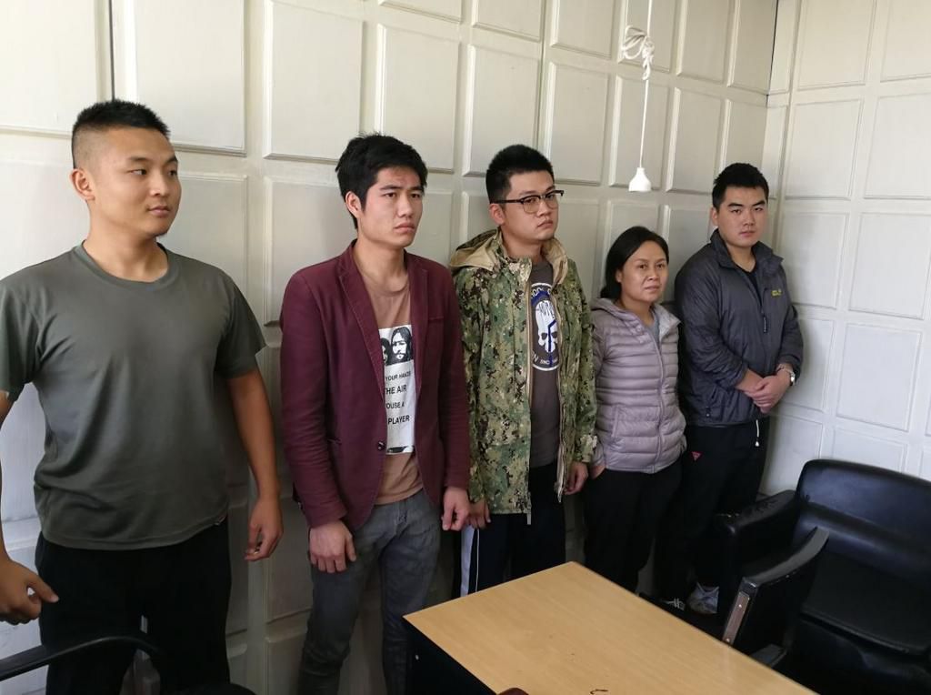 5 Chinese Nationals arrested with Dangerous items threatening national security