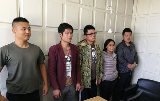 5 Chinese Nationals arrested with Dangerous items threatening national security