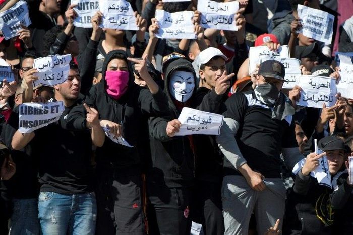 Wydad Casablanca fans: if the team beats Zanaco of Zambia they will have 12 points in the hotly-contested Group D of the CAF Champions League