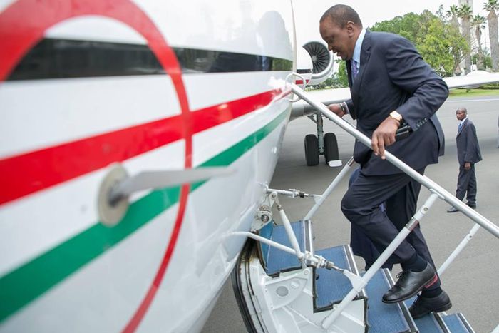 President Uhuru  Kenyatta quietly leaves the country for Saudi Arabia, 72 hours after return from Russia