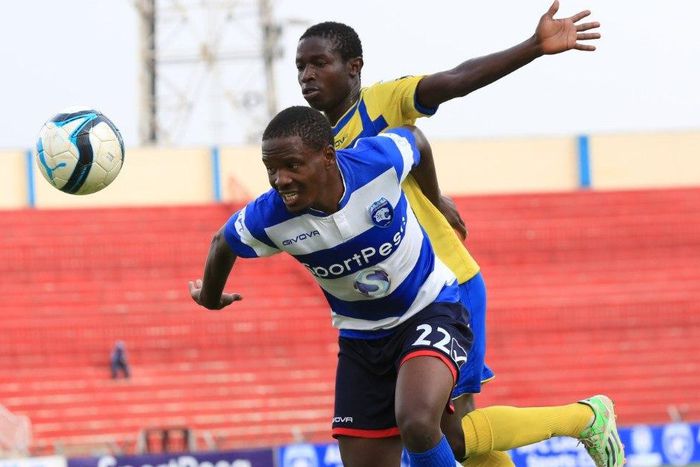 Bernard Mang’oli in action during a past match.