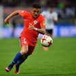 Chile's forward Alexis Sanchez runs with the ball during the 2017 Confederations Cup group B football match against Germany June 22, 2017