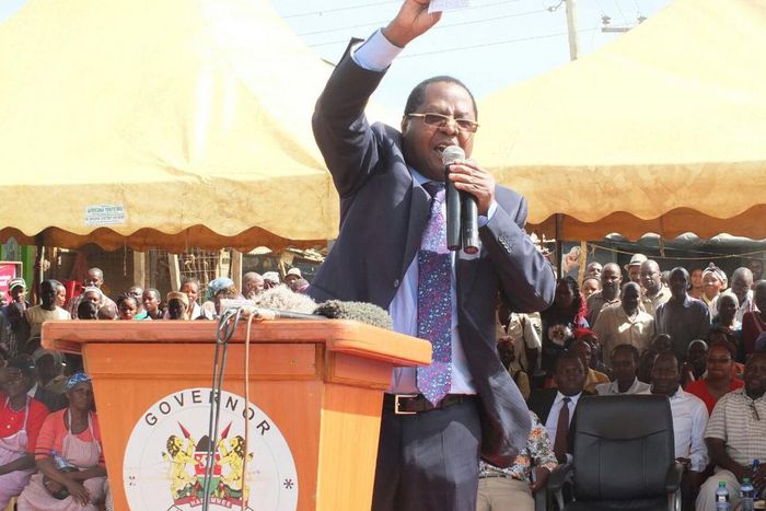 Embu County Governor Martin Wambora during a past function