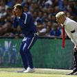 Chelsea's head coach Antonio Conte (L) and Arsenal's manager Arsene Wenger stand along the touchline during the English FA Community Shield football match on August 6, 2017