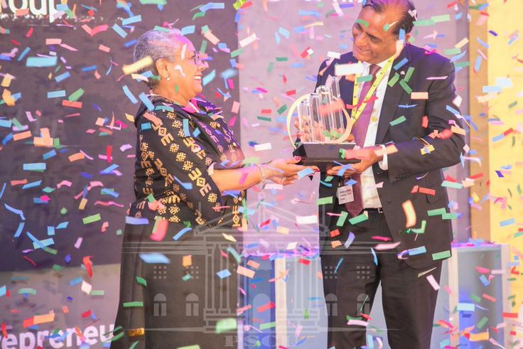 First Lady Margaret Kenyatta being awarded the prestigious Eastern Africa Lifetime Achievement Award