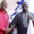 File image of President Uhuru Kenyatta with Raila Odinga