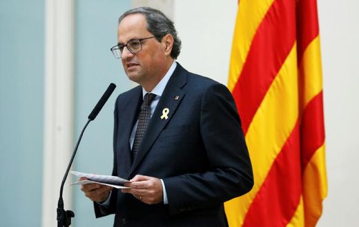 "Slovenians decided to go ahead with all the consequences. Let's do like them and be ready for anything to live freely," Torra said Saturday