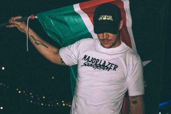 Diplo with Major Lazer during their Kenyan Concert at Carnivore grounds
