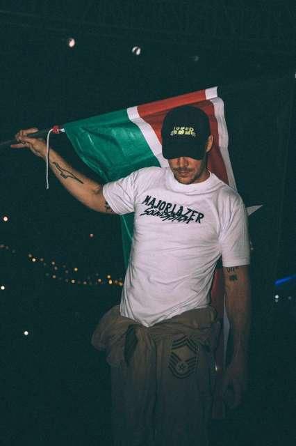 Diplo with Major Lazer during their Kenyan Concert at Carnivore grounds