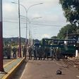 Venezuelan soldiers block the access to Puerto Ayacucho jail after a riot that left 37 dead