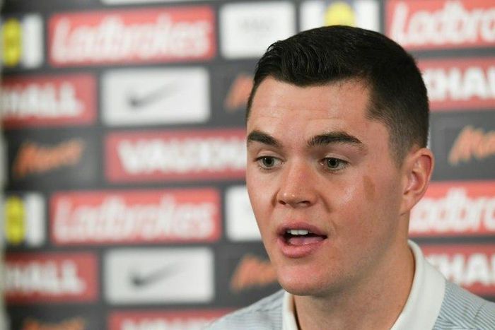 "I'm absolutely delighted to be at Everton, a fantastic football club with passionate fans and a great tradition and I can't wait to come into training tomorrow to meet all the lads," Michael Keane, seen in 2016, said