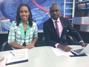 Former NTV presenters Victoria Rubadiri with Larry Madowo (twitter)