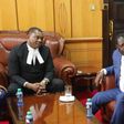 AU special envoy Raila Odinga with Speaker Justin Muturi
