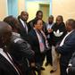 Health CS Sicily Kariuki speaks with Elgeyo Marakwet Governor Alex Tolgos