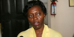 Martha Karua during an interview
