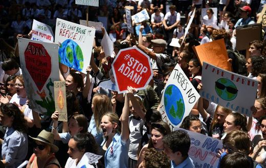 Primary and secondary students rallied in state capitals and rural areas across Australia in defiance of Prime Minister Scott Morrison who earlier said kids should stay in the classroom