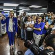 Venezuela's Attorney General Luisa Ortega speaks to General Prosecutor's office workers in Caracas on June 19, 2017
