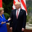 The G7 is taking place against a backdrop of a spat between the US and Germany