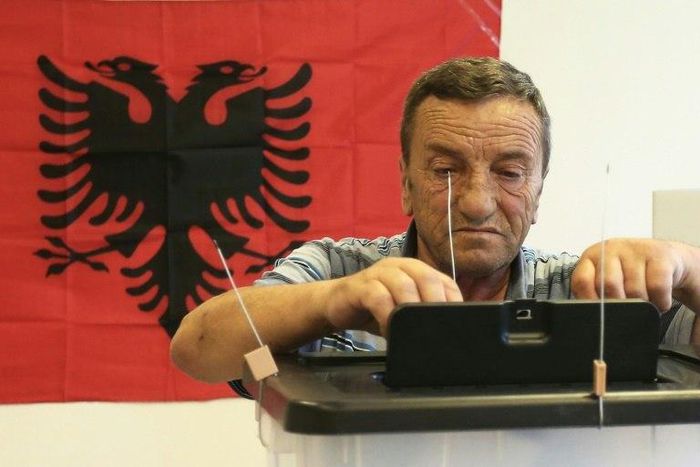 After polls closed in Albania's parliamentary election, officials said preliminary turnout was 45.17 percent based on data from more than half of polling stations -- one of the lowest levels since the fall of communism in the early 1990s