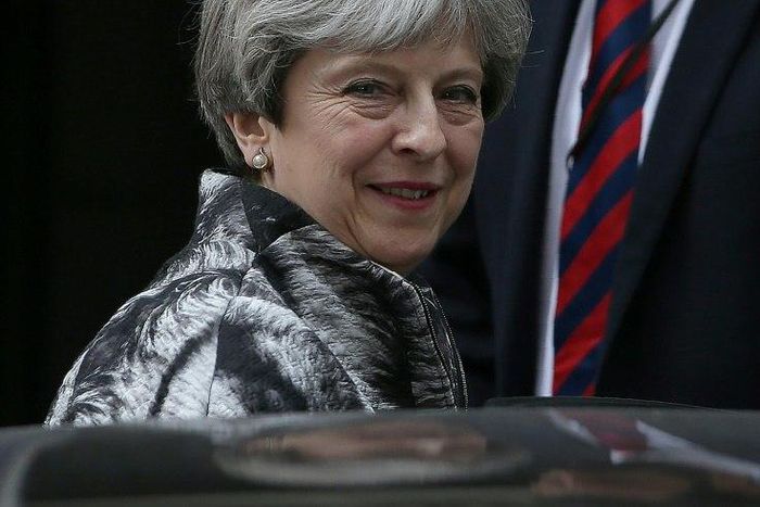 Britain's Prime Minister Theresa May could face demands to quit by MPs from her Conservative Party