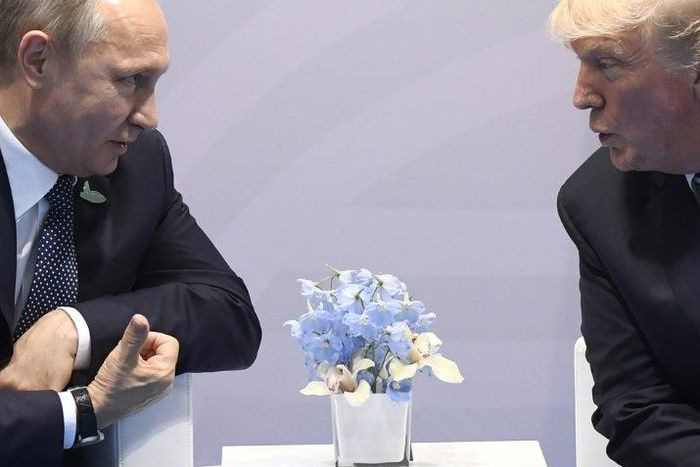 Russian President Vladimir Putin and US counterpart Donald Trump met earlier this month in Germany