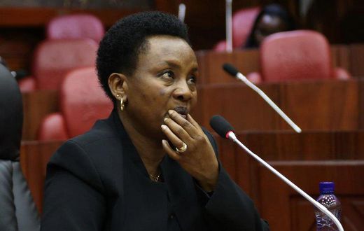 Deputy Chief Justice Philomena Mwilu during a past appearance before Parliament