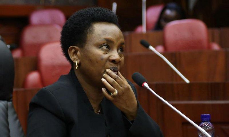 Deputy Chief Justice Philomena Mwilu during a past appearance before Parliament
